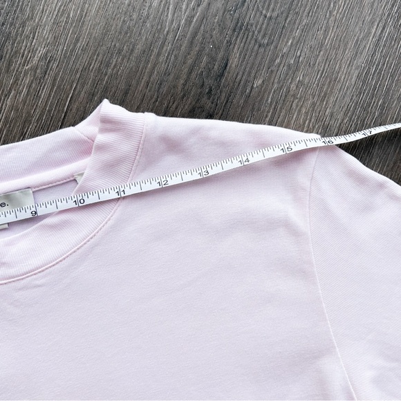 Vince light pink cotton side tie tee shirt dress - Picture 8 of 15